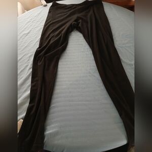 FELINA Women's Size Large Black Pull On Elastic Waist Stretch Pants